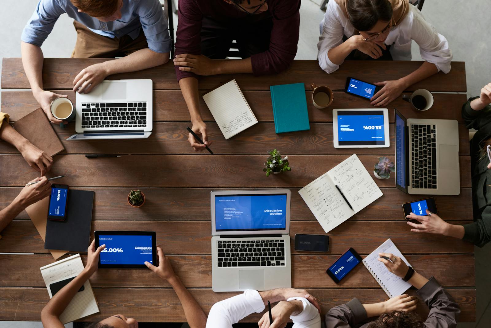 Illustrative group meeting, not an EportPass office or staff photograph